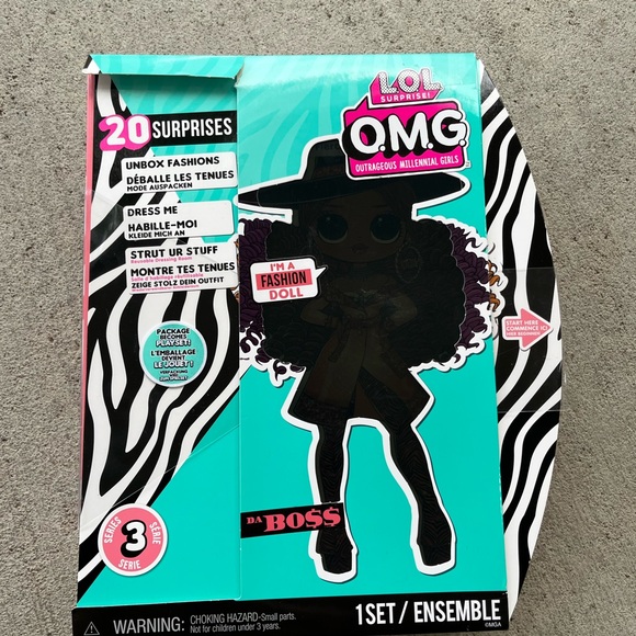 LOL Surprise OMG Da Boss Fashion Doll With 20 Surprises Series 3 Brand NEW - Picture 1 of 9